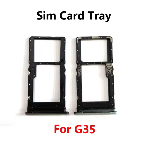 For Motorola Moto G35 Sim Card Slot Tray Holder Sim Card Reader Socket Replacement Parts