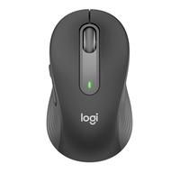 羅技Logitech 多工靜音無線滑鼠(M650)-石墨灰(尺寸:約10.71x6.18x10.12cm)