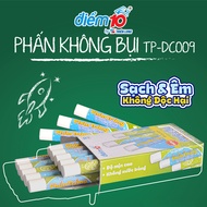 New THIEN LONG dust-free blackboard chalk score 10 TP-DC009 with genuine anti-dirty hand cover