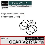 O-Ring Set For Gear V2 Rta | Karet Seal Sil Oring