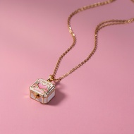 Openable MOM Square Locket Pendant Necklace Women New Year Gift GY9U
