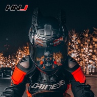 HNJ Full Face Helmet ABS Electric Motorcycle Motor Women's