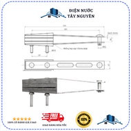 ABC 4-Wire Twisted Aluminum Cable Stop Clamp of All Sizes - ABC Aluminum Cable Stop Clamp