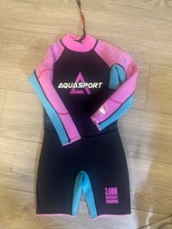 Aquasport 3.0mm 長䄂保暖泳衣