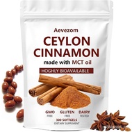 CeylonCinnamonCapsules,CeylonCinnamonEquivalentwithMCTOil,HighlyBioavailableHerbalExtract|Non-GMO,Gl