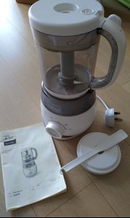 Philips Avent 4合1嬰兒食物蒸煮攪拌器 連說明書及食譜