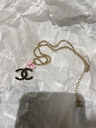 Chanel 香奈兒 粉色愛心項鍊 原裝正品 香港順豐包郵