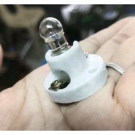 SET e10 socket with e10 bulb . for lights experiments
