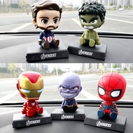 Avengers Spiderman Batman Deedpool Hulk Car Phone Stand Holder Decoration Figure