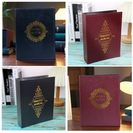 4R Photo Album 4x6 inch Album Book for 6 inch Photo 200 Sheets Leather Cover Black Inner