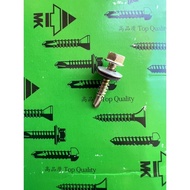 🔥BIG SALES🔥 [10# X 1’’] [1Pcs]SELF DRILLING SCREW DS-HW SCREW AWNING METAL DECK SKRU ATAP BUMBUNG BE