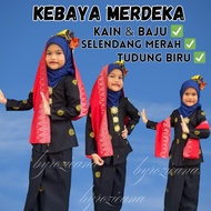 Baju Merdeka Kebaya Budak Perempuan Songket