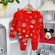 Bé 8-32kg] Bộ Dài Tay Thun Lạnh Tết cực đẹp cho bé trai bé gái từ 8-32kg