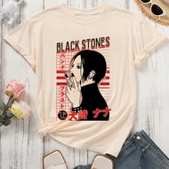 Nana Anime top tees women 80s aesthetic anime Psychedelic Classic t shirt Gothic Retro 2000s korean 
