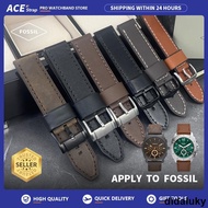 didaluky FOSSIL 22mm 24mm Leather Watch Strap Apply to FS4656 FS4682 FS5586 JR1436 JR1354 JR1424 JR1