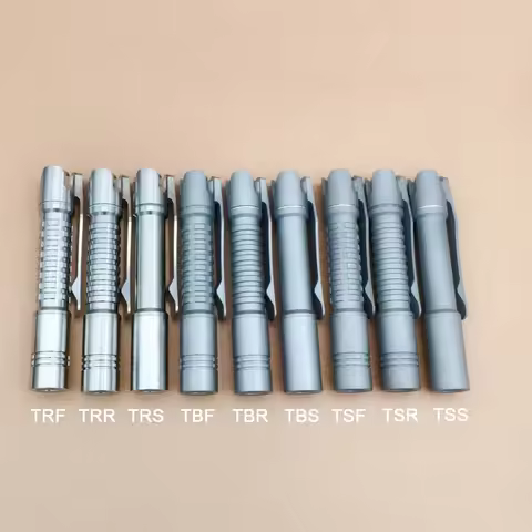 ReyLight MK3 Pineapple Mini Ti Flashlight EDC Torch Light ​Nichia 519a R9080 LED Flashlights with Re