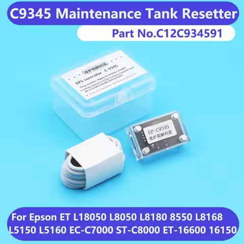 C9345 Waste Ink Chip Resetter For Epson L18050 L8050 ET 8550 8500 WF-7830 7840 7820 C8000 C5800 ET-5