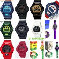🔥Hot G shock DW6900 Eminem NB7 CERMIN KACA Putih White JAM TANGAN LELAKI Digital Watch copi Ori Shoc