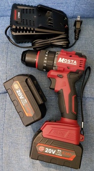 MOSTA 20V 無刷電鑽連充電器電池