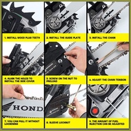 ⭐ ◸ ☎ Honda Chainsaw 20/22/24 Inches Gasoline Chainsaw Portable Chain Saw Mini Chainsaw Steel Power