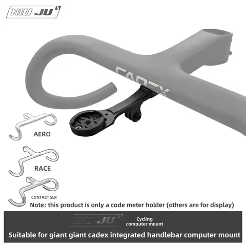 Integrated Handlebar Computer Mount For Giant CADEX AERO RACE Giant SLR / Giant Bicycle Stem Mount