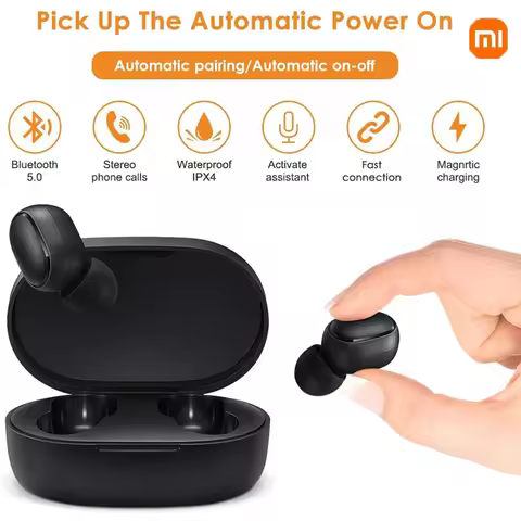 New Xiaomi Redmi Airdots 2 Wireless Bluetooth Headset with Mic Earbuds Airdots 2 Fone Bluetooth Earp