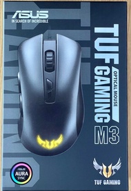 （未開封）TUF Gaming M3 人體工學 RGB 有線電競滑鼠🖱️+ 便攜型電競滑鼠墊