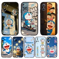 for Huawei Nova 2i 2 Lite 3 3i 4E 5i 5T 7 10 SE 8i Y61 LD45 anime Doraemon Casing 7Y4 Black TPU Soft