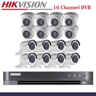 Hotdeal Hikvision 16 Channel 2 Mega Pixels ( 2MP ) CCTV System With 8 x Bullet And 8 x Dome Camera C