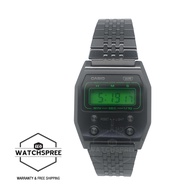 [Watchspree] Casio Digital Vintage 52QS-14B Revival from the 70s Black Ion Plated Stainless Steel Ba