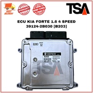 ECU KIA FORTE 1.6 - 39124- 2B030 [B203] 4 SPEED KEY START COMPUTER BOX ENGINE CONTROL UNIT