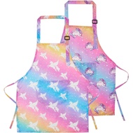 Lictin 2 Pack Kids Apron for Boys Girls for Cooking, Waterproof Art Apron with Pockets for Kids Pain
