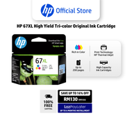 HP 67XL Tri-color Original Ink Cartridge - HP DeskJet: 2722
