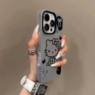 IPhone 17 13 11 17 Case For 17 Air 16 15 11 13 12 14 Pro Max XR X XS 2 in 1 Line Kitty GDK315A