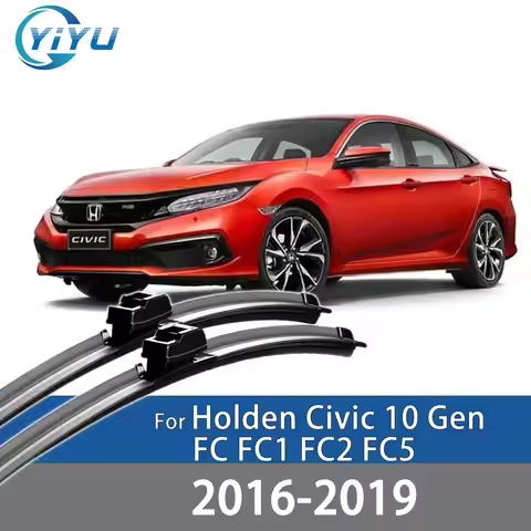 2PCS Car Front Wiper Blades For Honda Civic 10 Gen FC FC1 FC2 FC5 2016-2019 Windshield Windscreen Ac