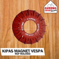 Vespa Rep. Malossi Magnet Fan - Classic Vespa Fan