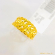 916. Gold Centipede Stamping Ring