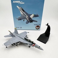 Diecast Amer 1/100 Scale F18 Grumman F/A-18F F-18 Fighter USAF Army Air Force Metal Replica Plane Mo