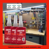 263 262 271 LOCTITE RED MERAH threaded Locking Sealant Anti Slip Loosen Screw Bolt Nut Fasten Glue i