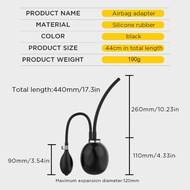 MrCartool Universal Smoke Generator Airbag Adaptor Quick Intake Adjustable Air Pump For Car Smokes L