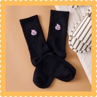 [BT21] COOKY EMBROIDERY SOCKS /  DAILY BASIC bts characters