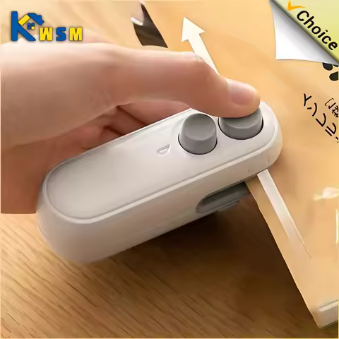 Portable Mini Sealer 2 in 1 Heat Sealer for Snacks Home Use Rechargeable Sealer Vacuum Sealer Snacks