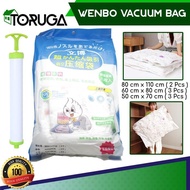 Gema.gemilang 8 in 1 Travel Clothes Vacuum Bag + Free Pump Wenbo Vacuum Bag
