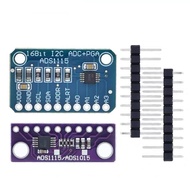 MCU-ADS1115 Ultra-Small/16-Bit Precision 4-Channel Analog-to-Digital Converter/ADC Development Board
