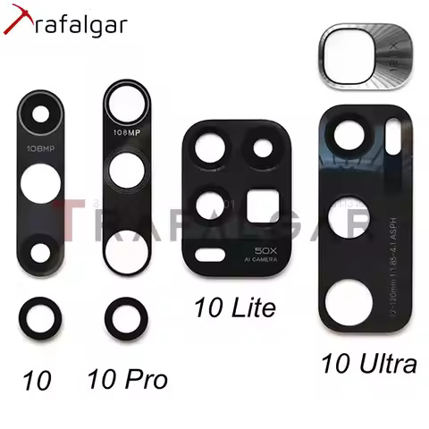 Rear Back Camera Glass Lens For Xiaomi Mi 10 Lite 5G Global Mi10 Lite M2002J9G M2002J9S Mi10 Lite Ul
