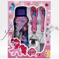 Angel Baby Kids Car Kitty Pony Unicorn Elsa Doraemon Mini Water Bottle Dinnerware Set