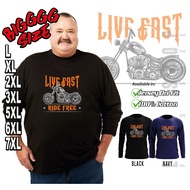 RIDE FAST Tshirt Premium Big Size 7XL 6XL 5XL 3XL Design Cotton & Jersey