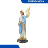 20 CM GABRIEL ANGEL STATUE AGUNG ANGEL STATUE/ CATHOLIC STATUE/ MALAEKAT STATUE/ CATHOLIC SPIRITUAL 