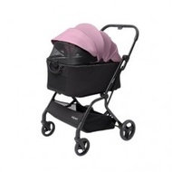 IBIYAYA HUE-GO DETACHABLE PET STROLLER & CAPSULE - DUSTY PINK