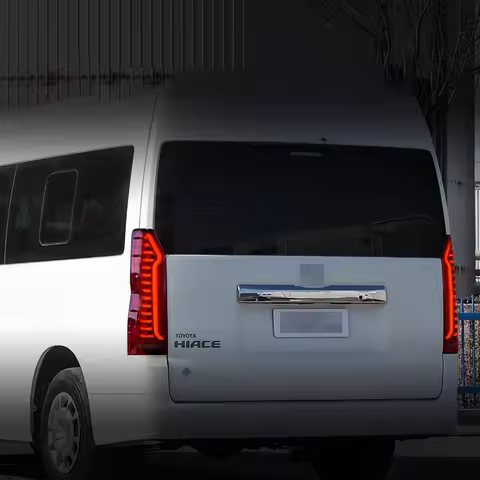 For 2019-2025 Toyota HIACE 300 Series Tail Light Assembly, A Pair Of HIACE Modified LED Running Ligh